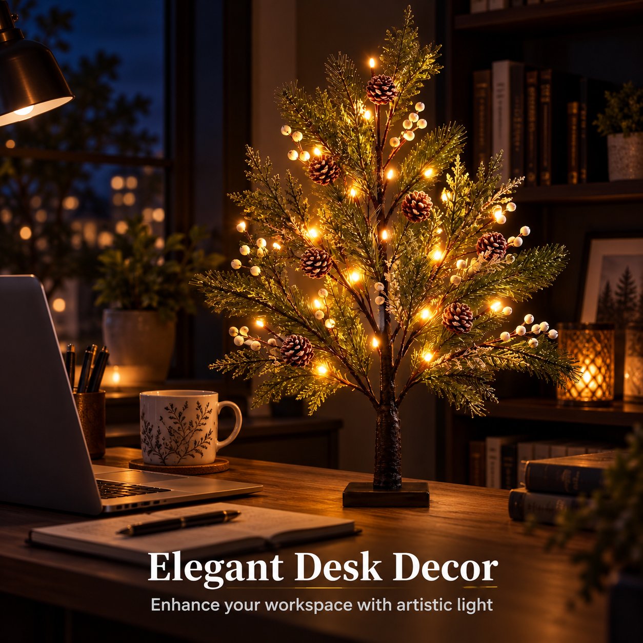 Lampe arbre LED élégante