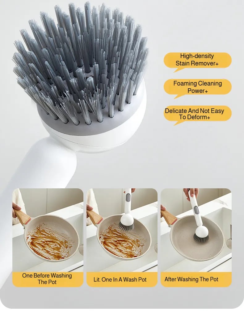 Kitchen Plus Liquid Pot Brush ideal for daily dishwashing