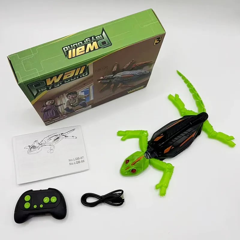 Brinquedo Robô Lagarto Elétrico Que Escala Paredes
