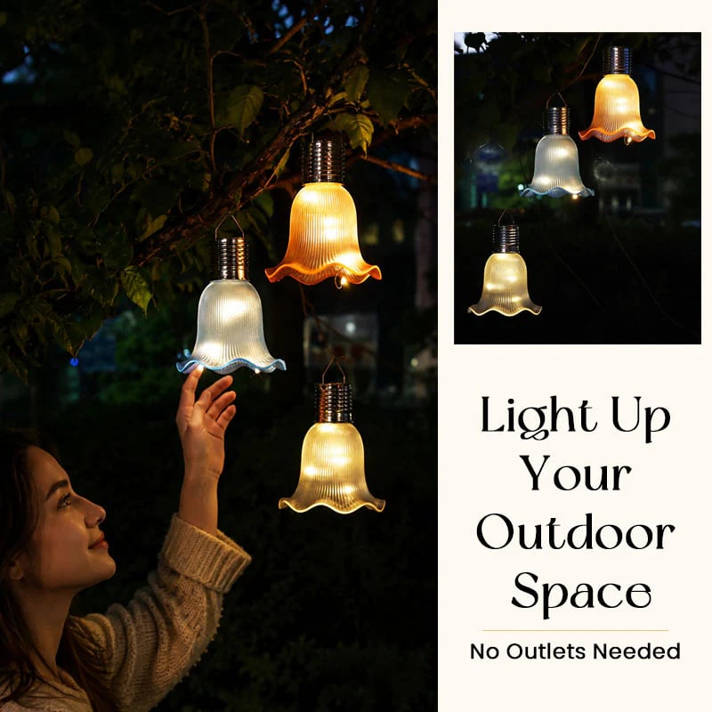 Solar Tulip String Lights