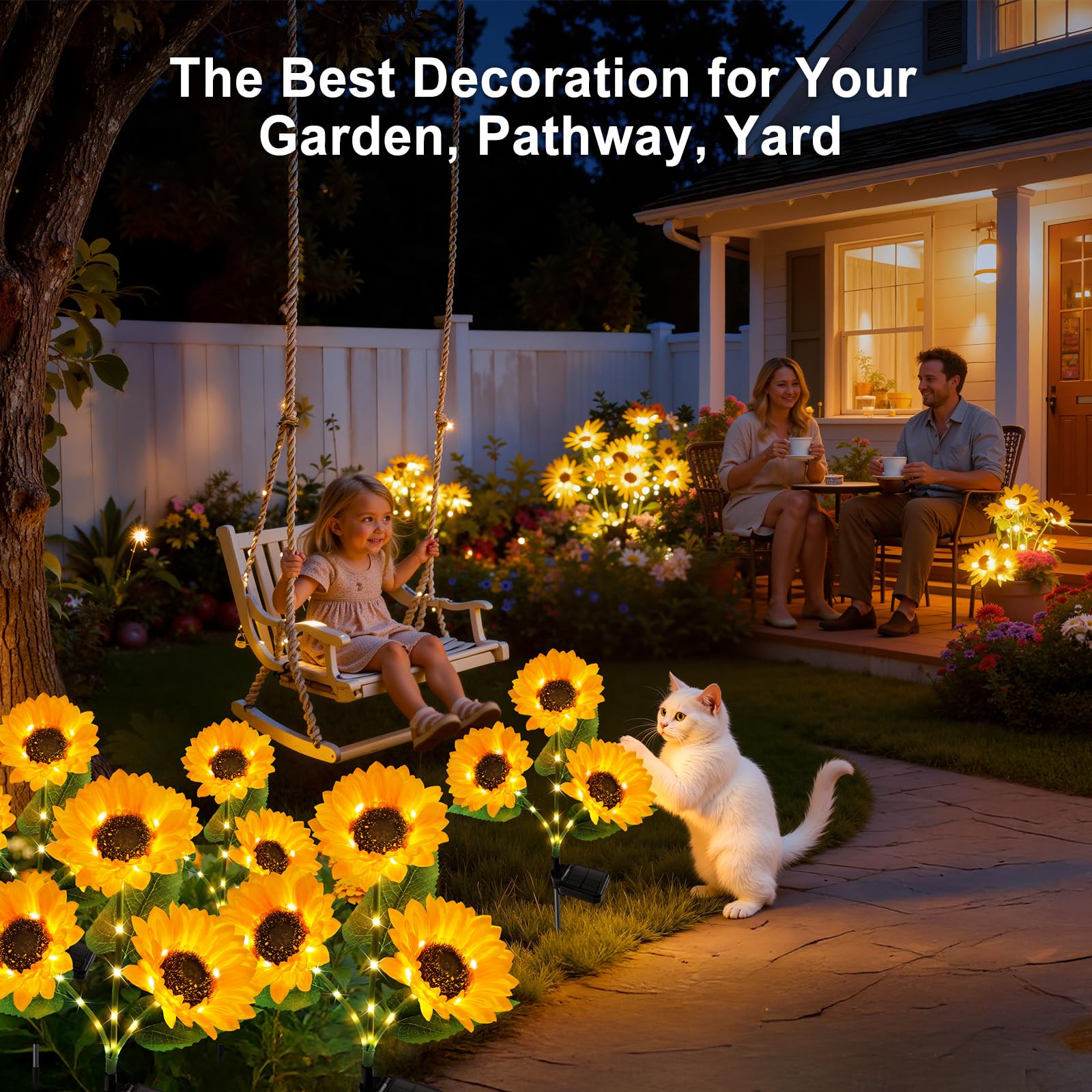 Garden Decoration at Night