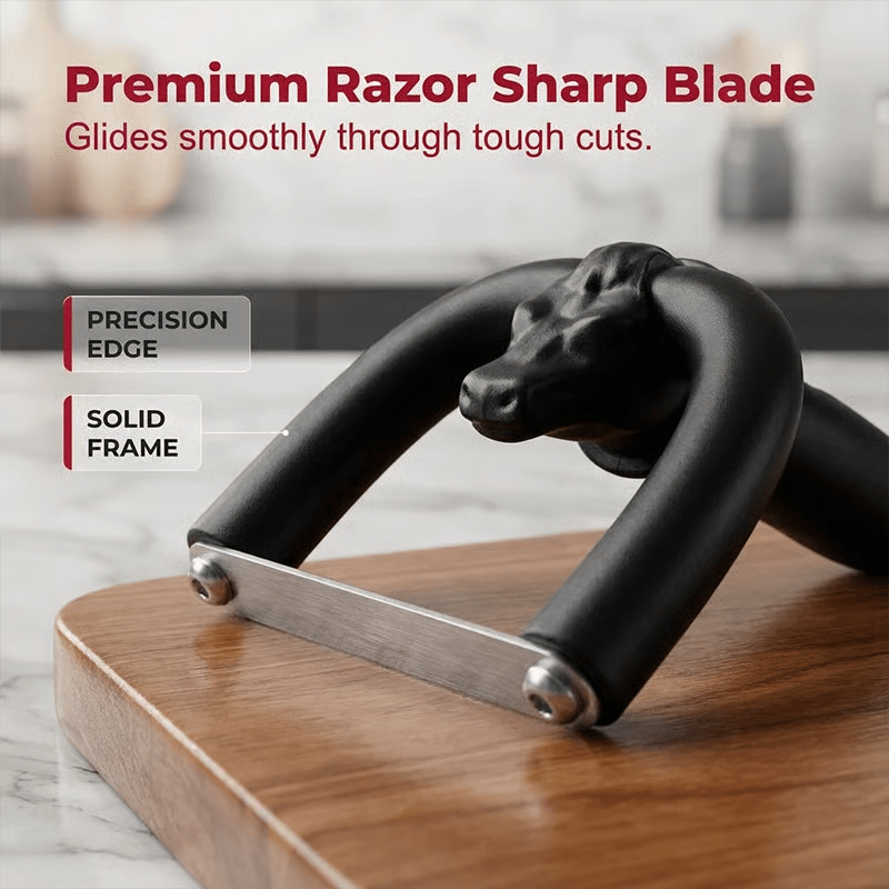 U-shaped stainless steel meat trimming blade