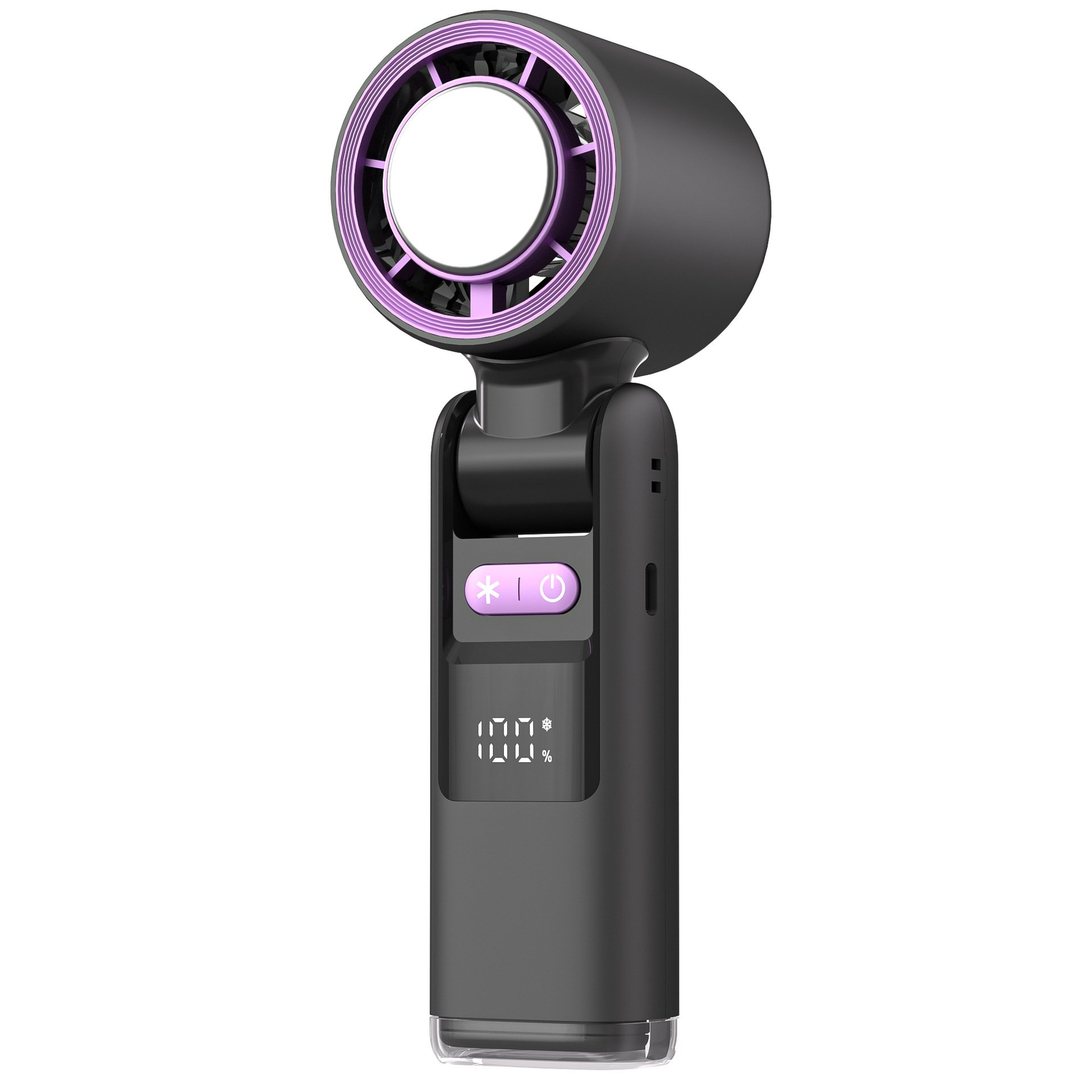 🔥Ventilador de resfriamento com tela digital de 100 velocidades