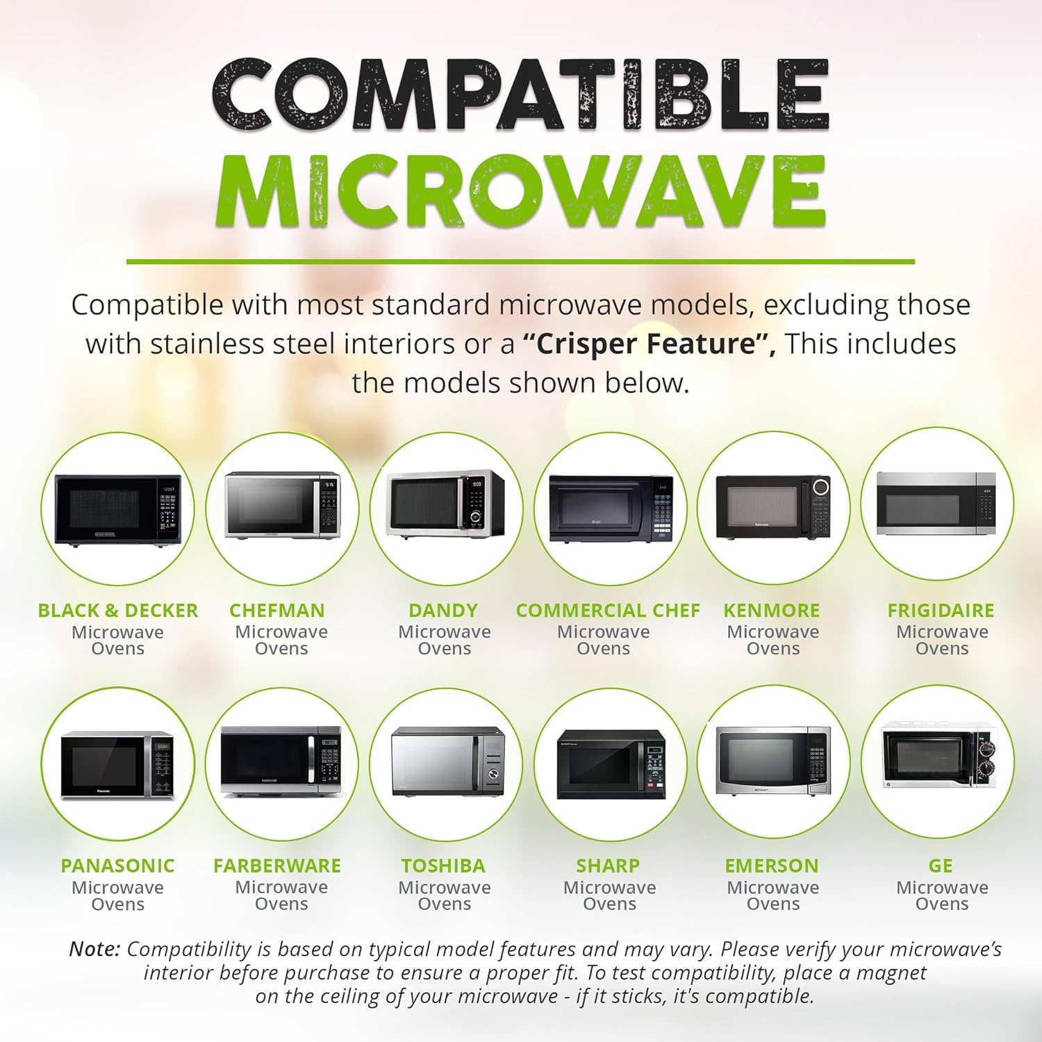 Compatible Microwave Models Info