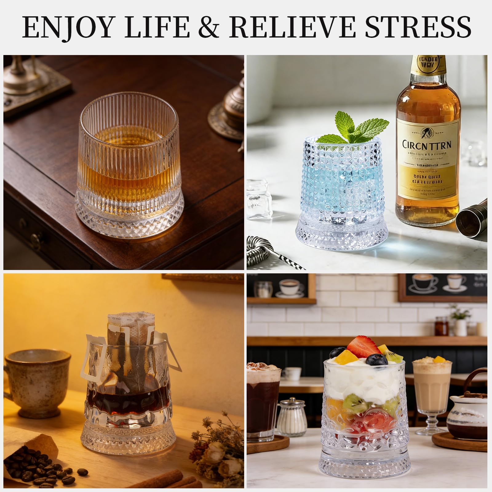 Versatile Use Scenarios: Whiskey, Cocktails, Coffee, Dessert