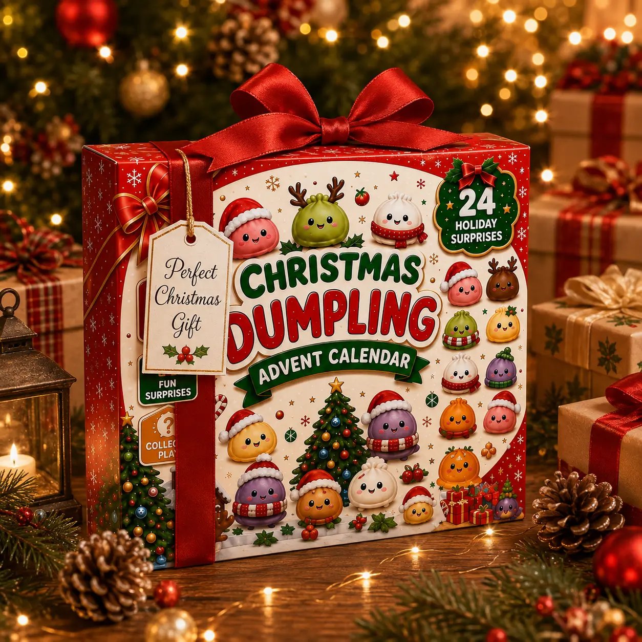 Christmas Mini Squishies Advent Calendar gift for kids