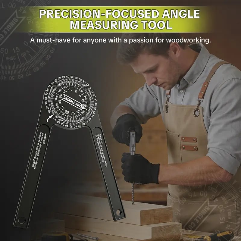 7-inch aluminum miter saw protractor angle finder