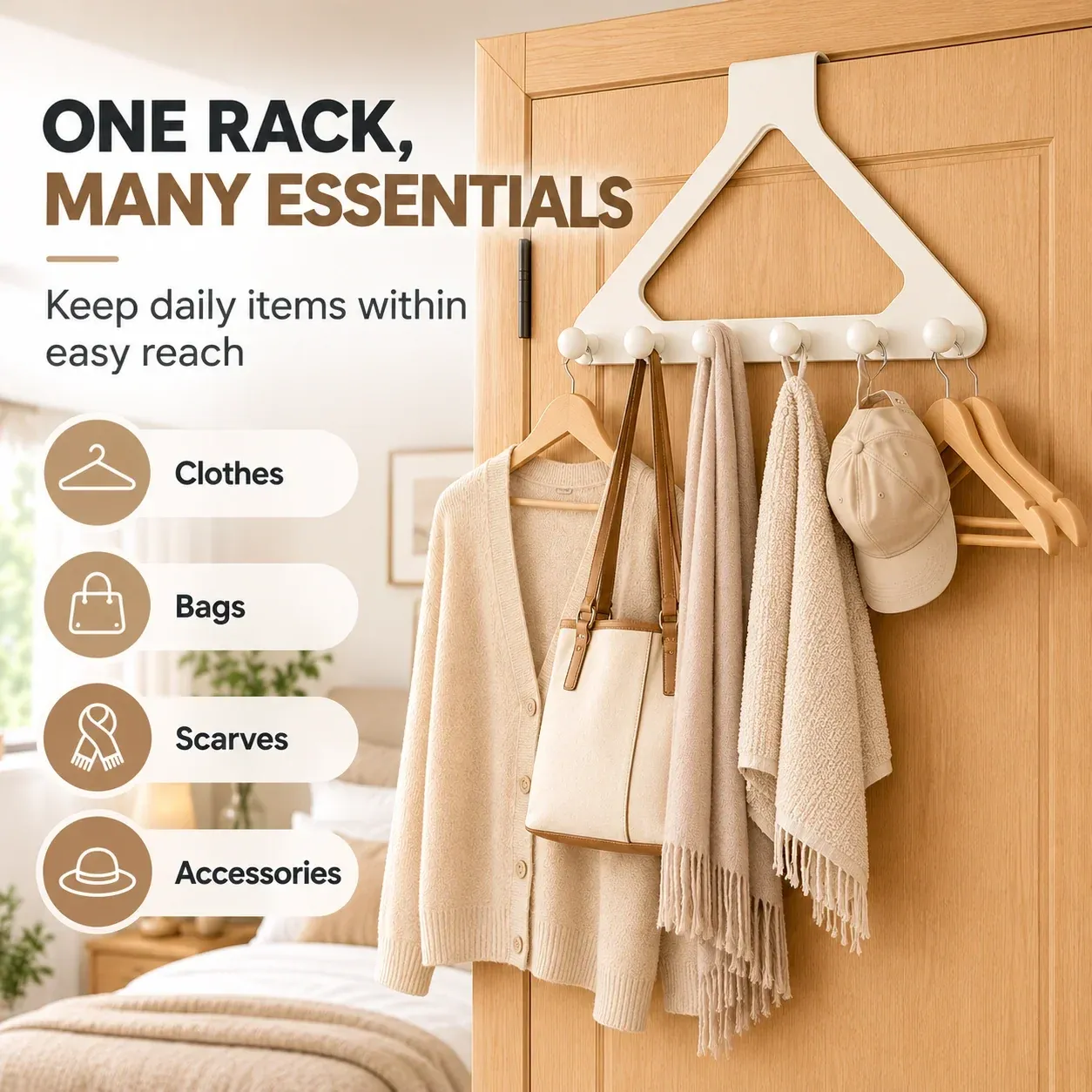 👜 One Rack, Many Essentials