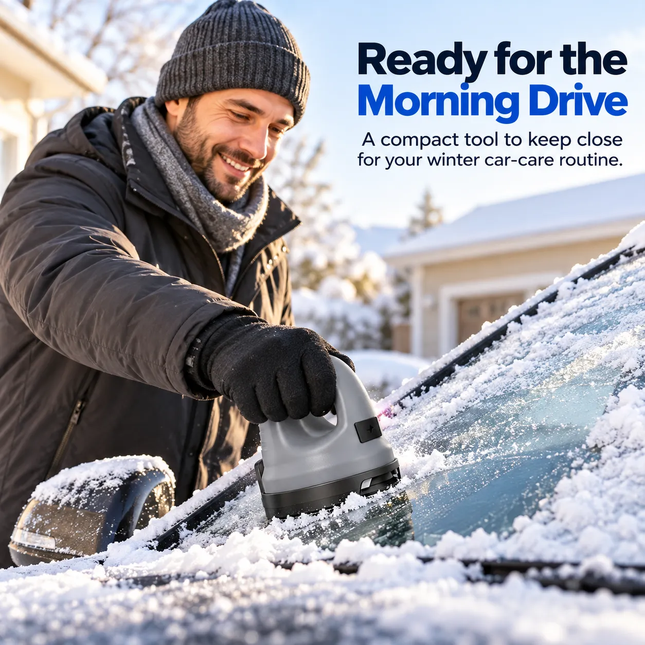 Ready for the Morning Drive - Compact Winter Car-Care Tool