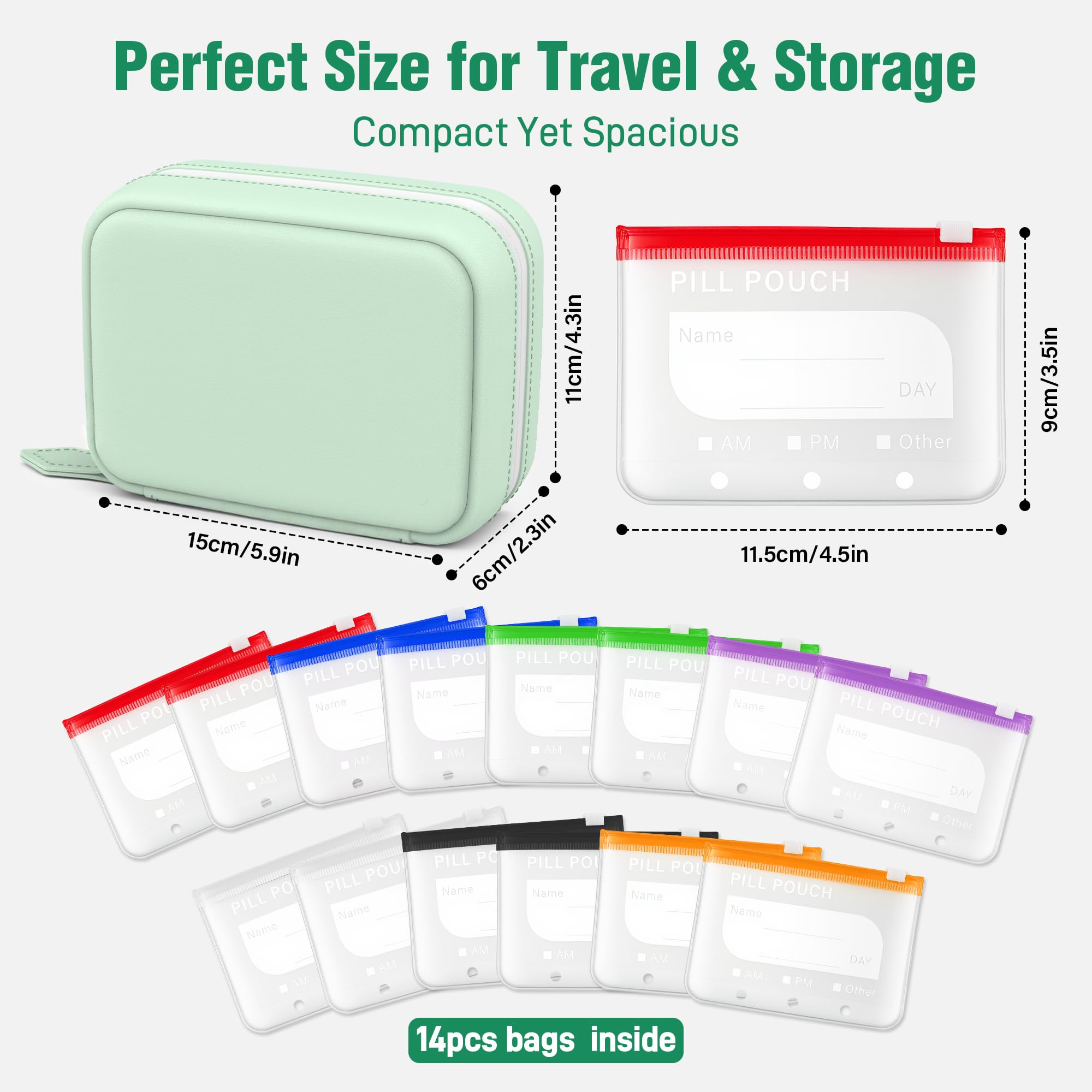 Perfect Size for Travel and Storage