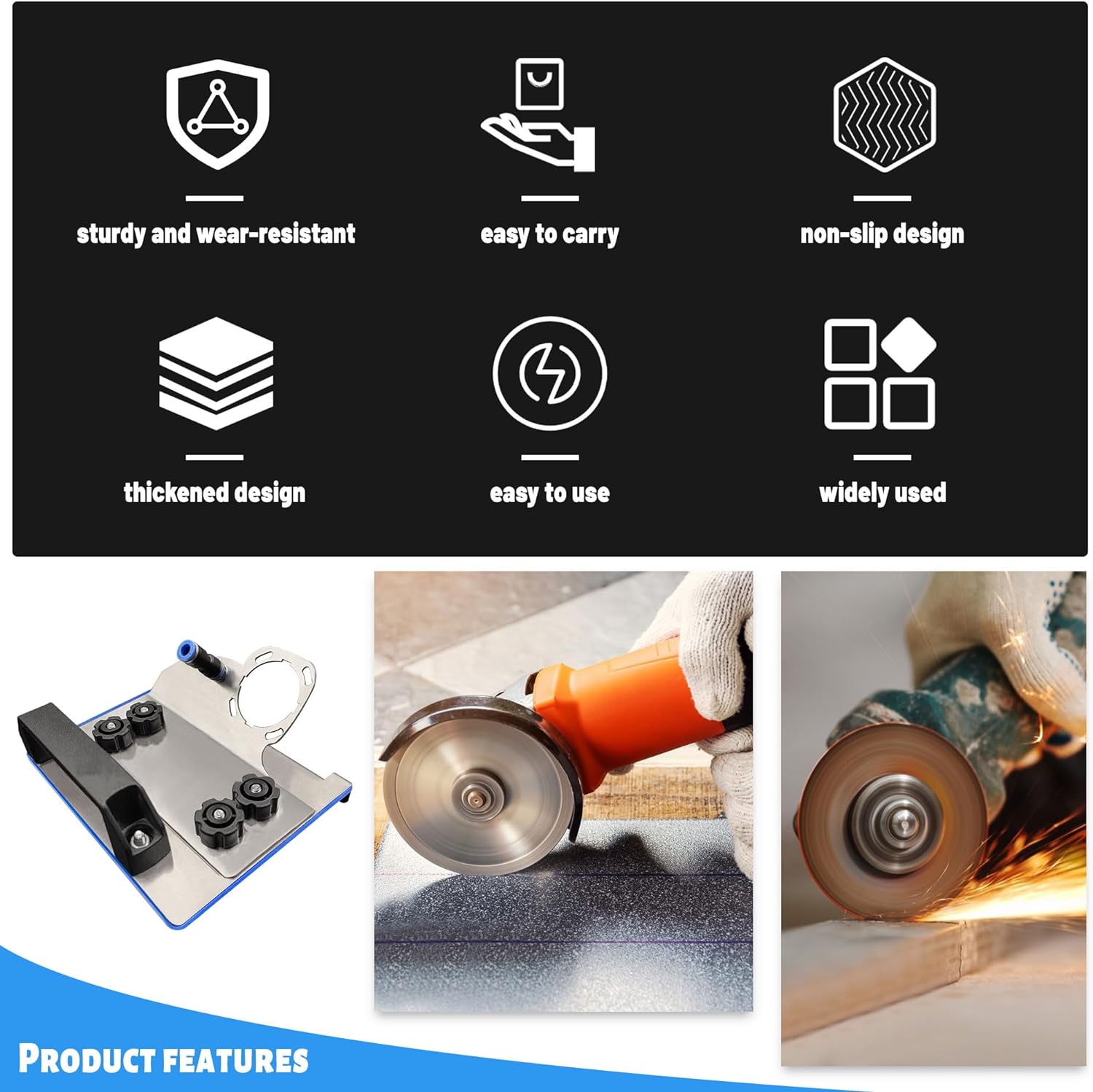 Winkelschleifer Ständer Für Fliesen - 45° Fasen-Schneidehalterung Für 100mm Schleifer