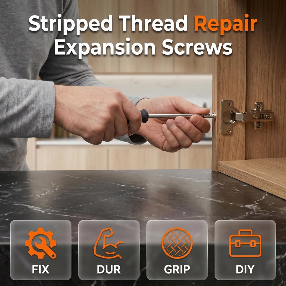 Stripped Thread Repair Expansion Screws Application