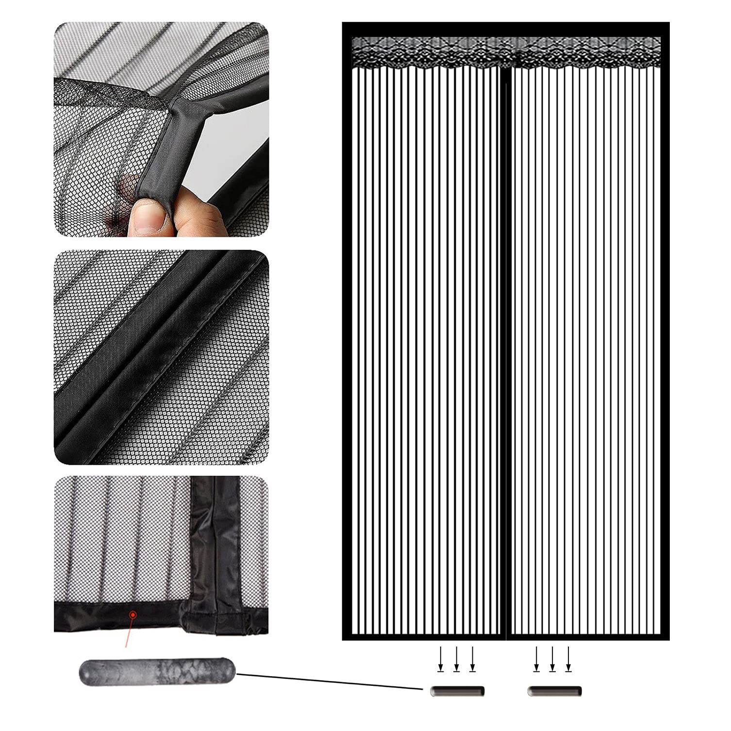 Magnetic Screen Door Structure and Details