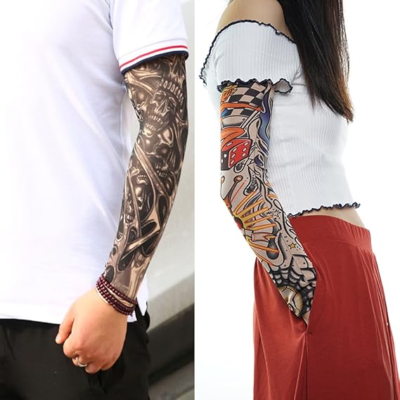 Tattoo sleeves for outdoor use