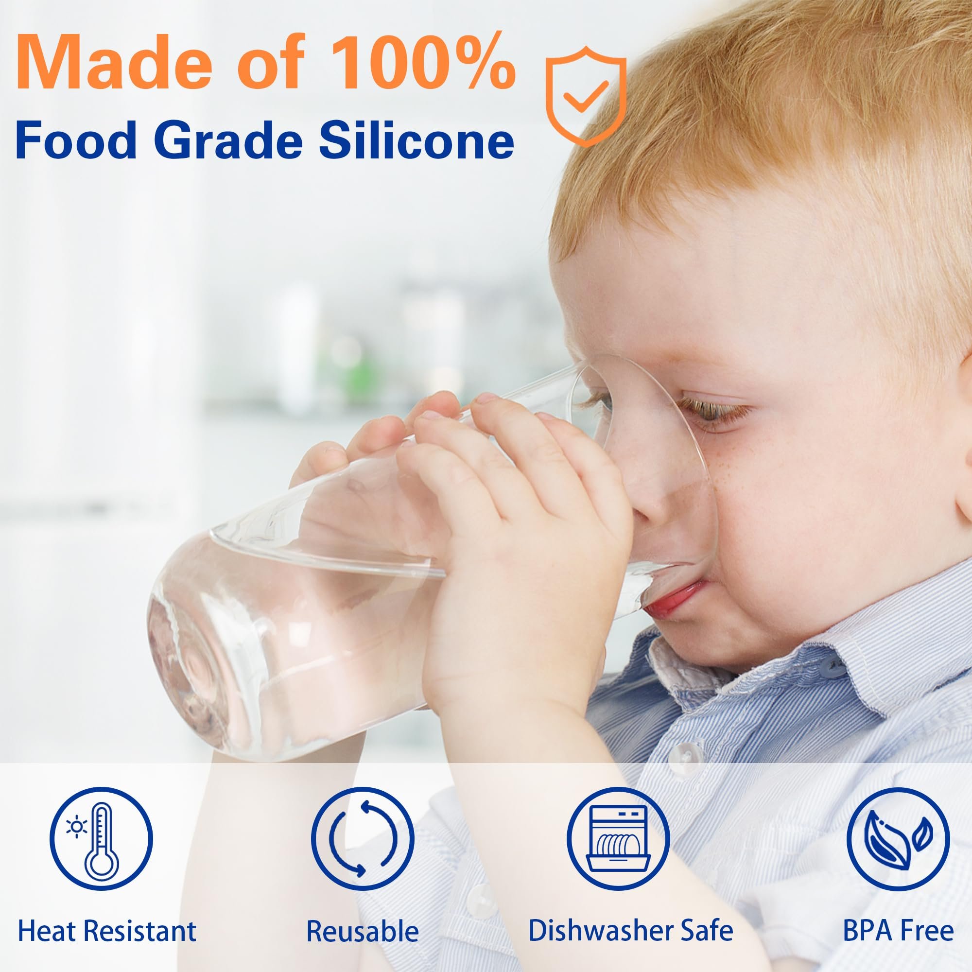Child drinking water highlighting safety