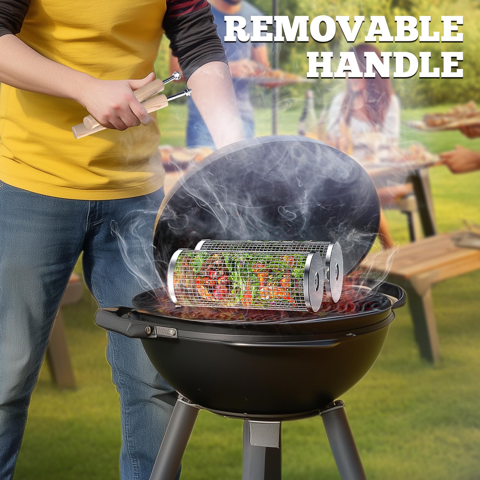 Removable Wooden Handles