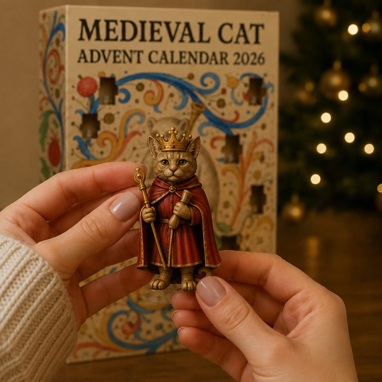 Medieval Cat Advent Calendar 2026 – 24 Historic Cat Charms