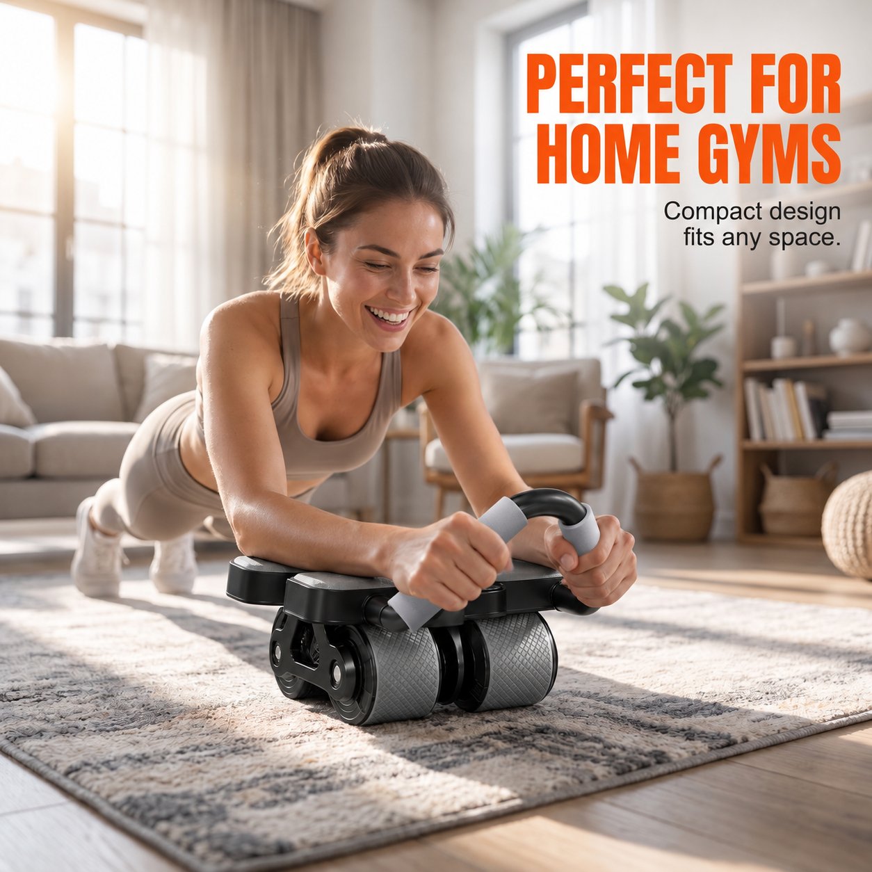Ab roller home gym training