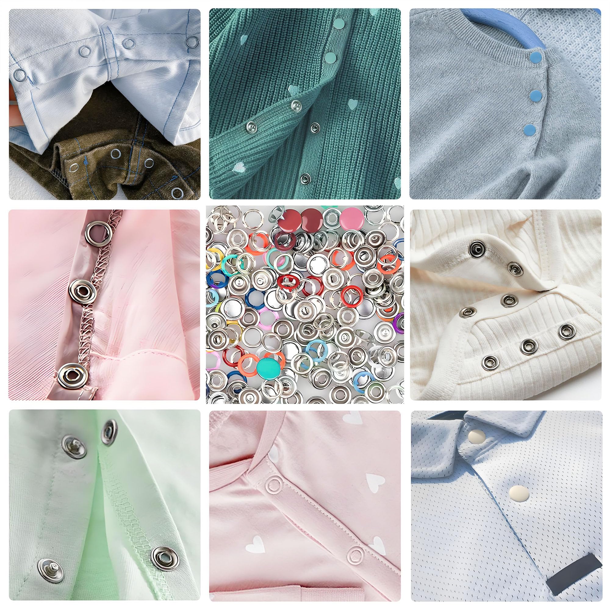 Sewing Snap Application Examples