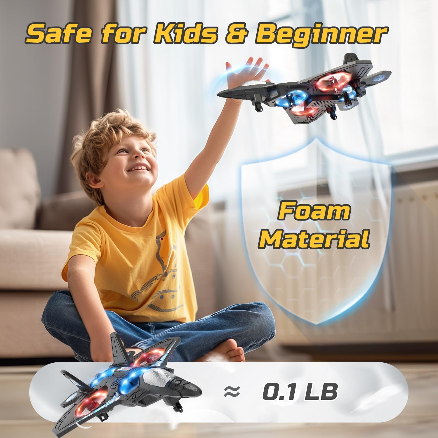 Safe for Kids and Beginner Lightweight Foam Material