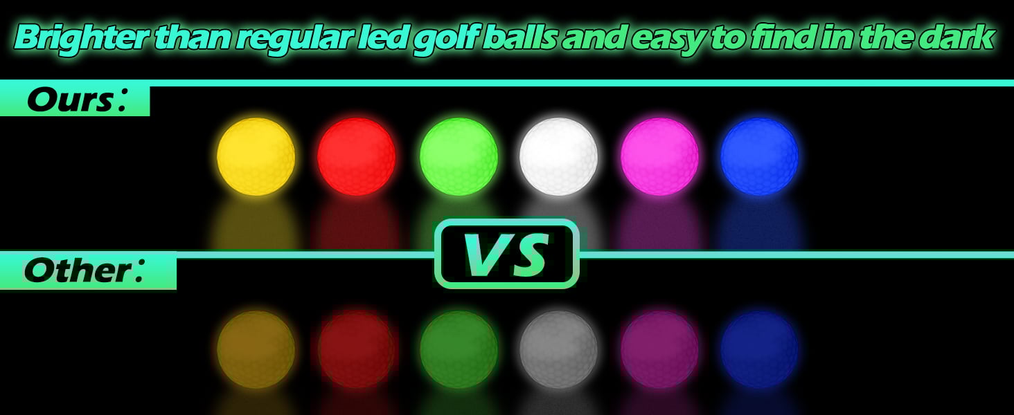 led golf ball