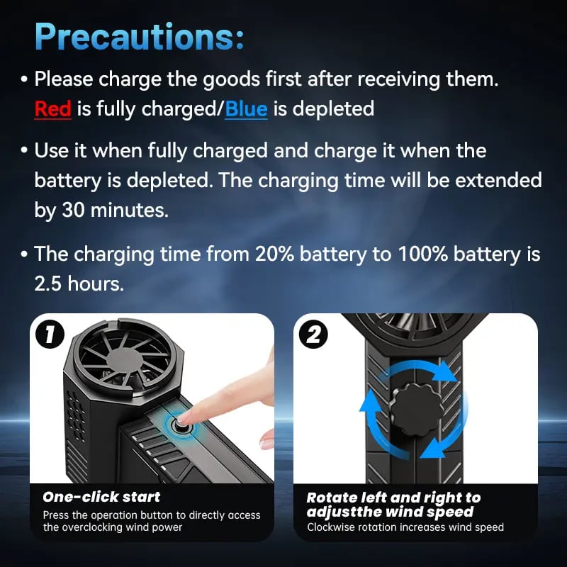 Turbo fan speed adjustment