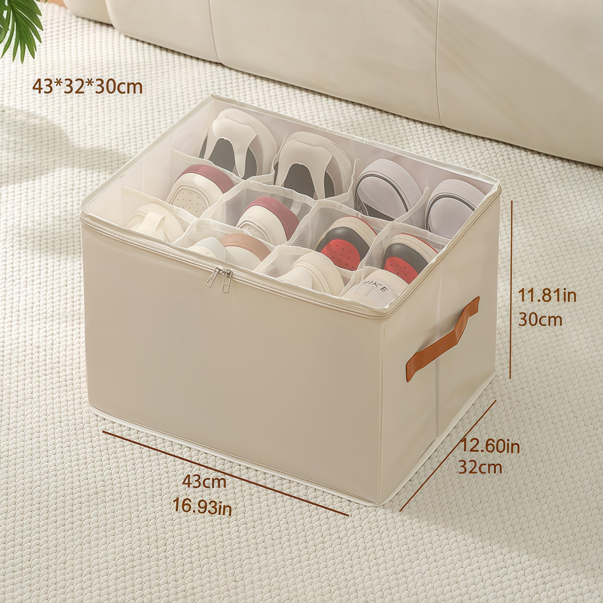 Storage box dimensions 43cm by 32cm by 30cm