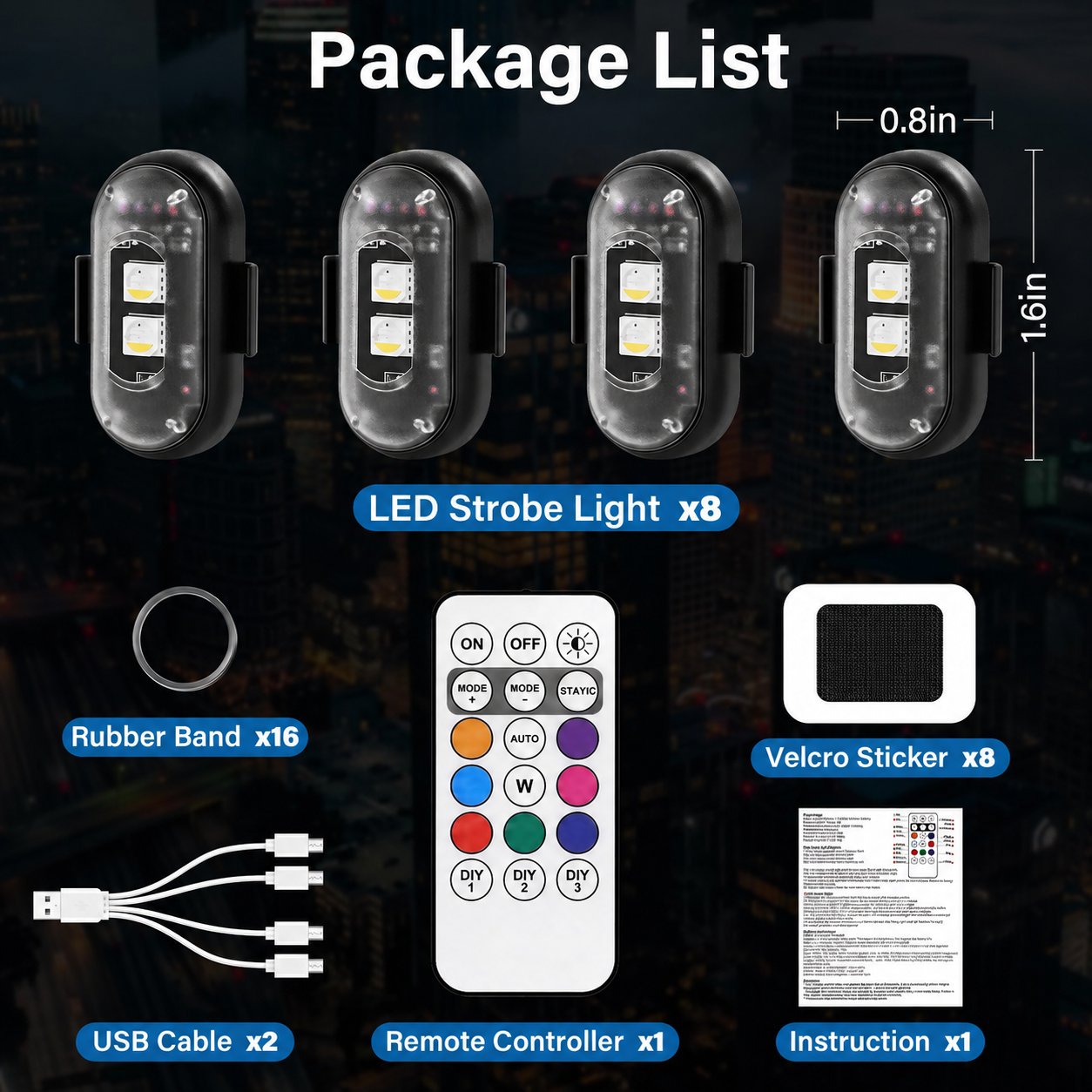 CarGlow vehicle RGB interior light kit