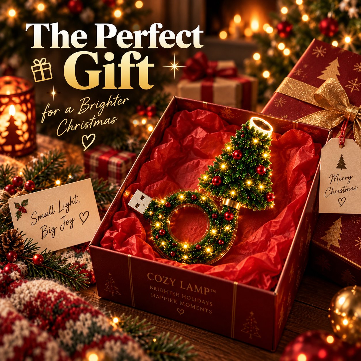 Cozy Lamp Christmas Projection Tree gift