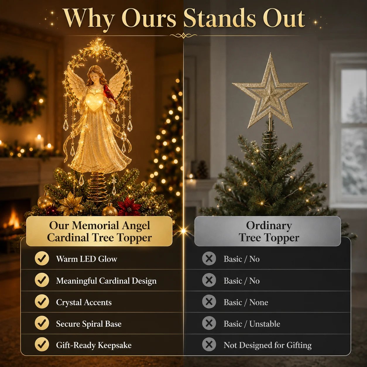 Christmas Tree Topper Comparison