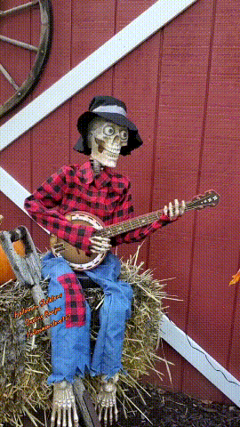 🔥Halloween Pre Sale 49% OFF - 💀Funny Animated Dueling Banjo Skeletons