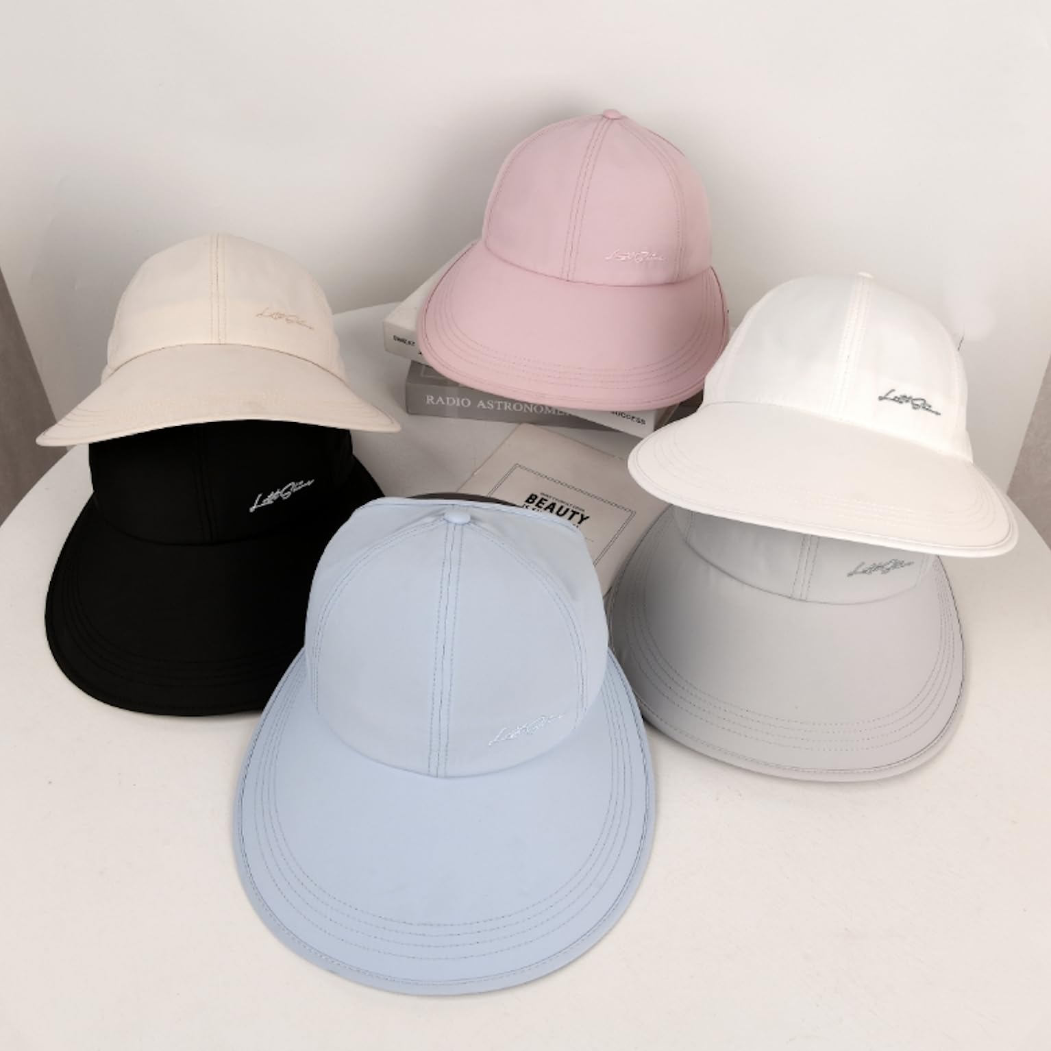 Stacked hats