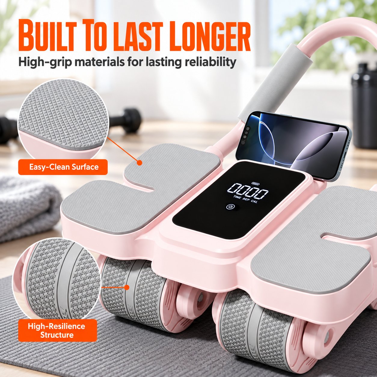 Durable smart ab roller construction