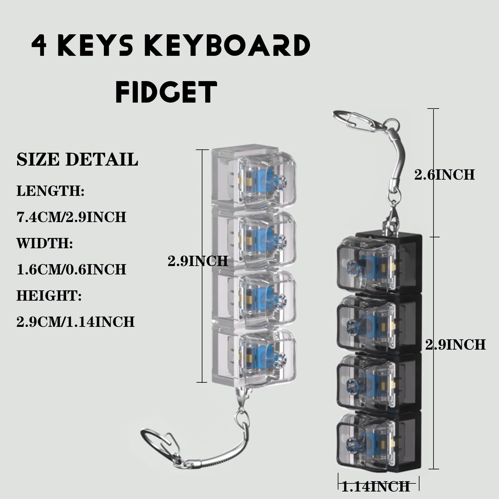 Fidget Key Switch Tester