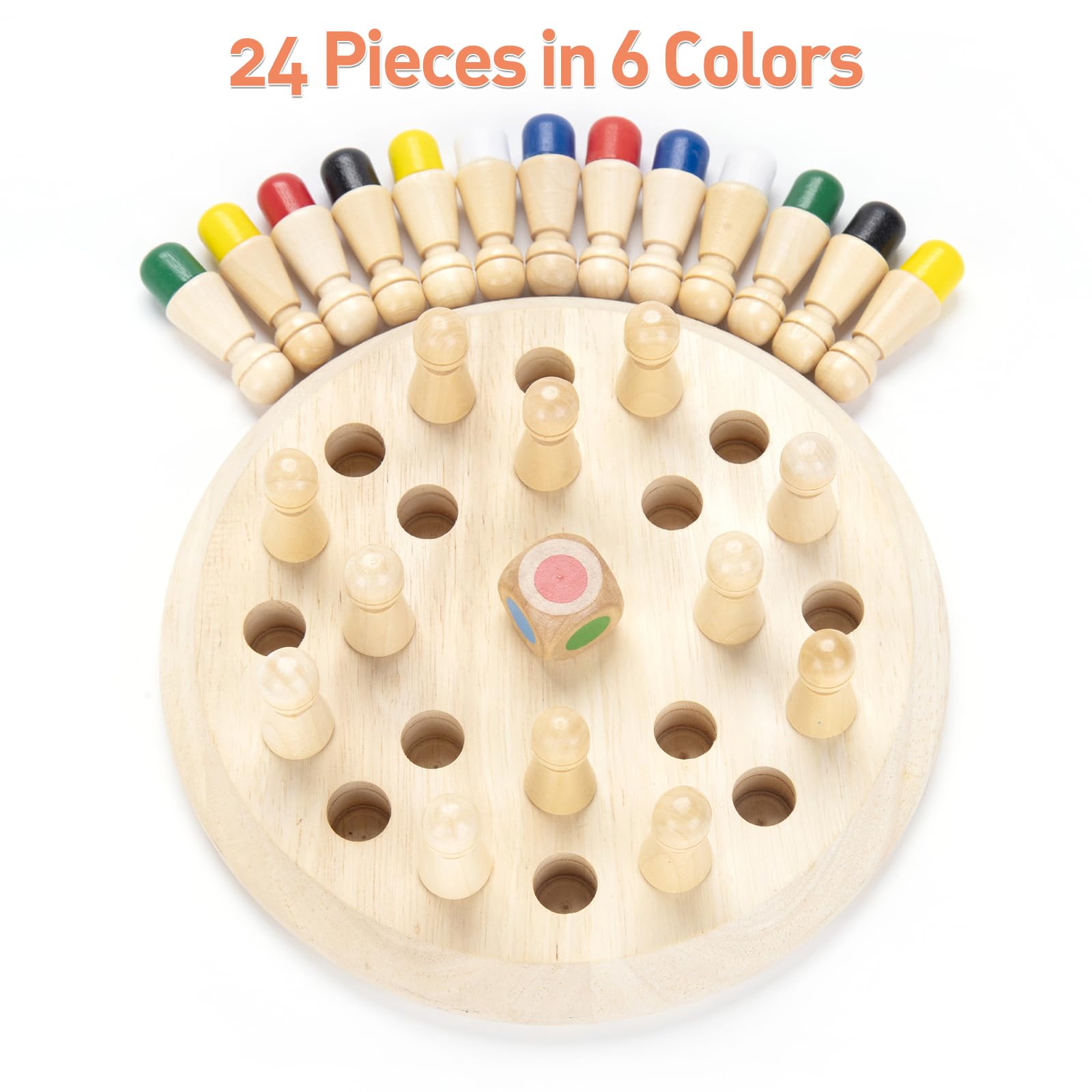 24 color pieces