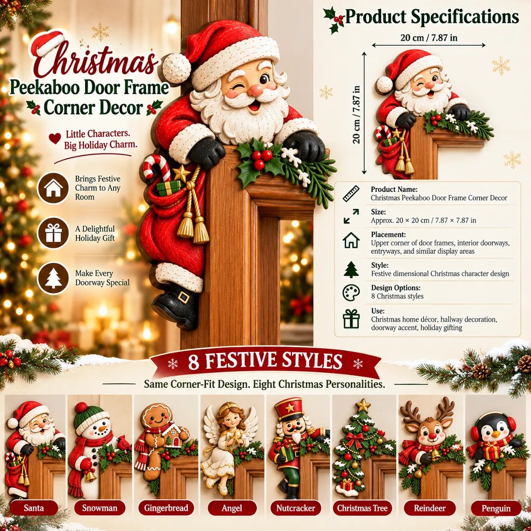 Christmas Door Frame Corner Decoration product details