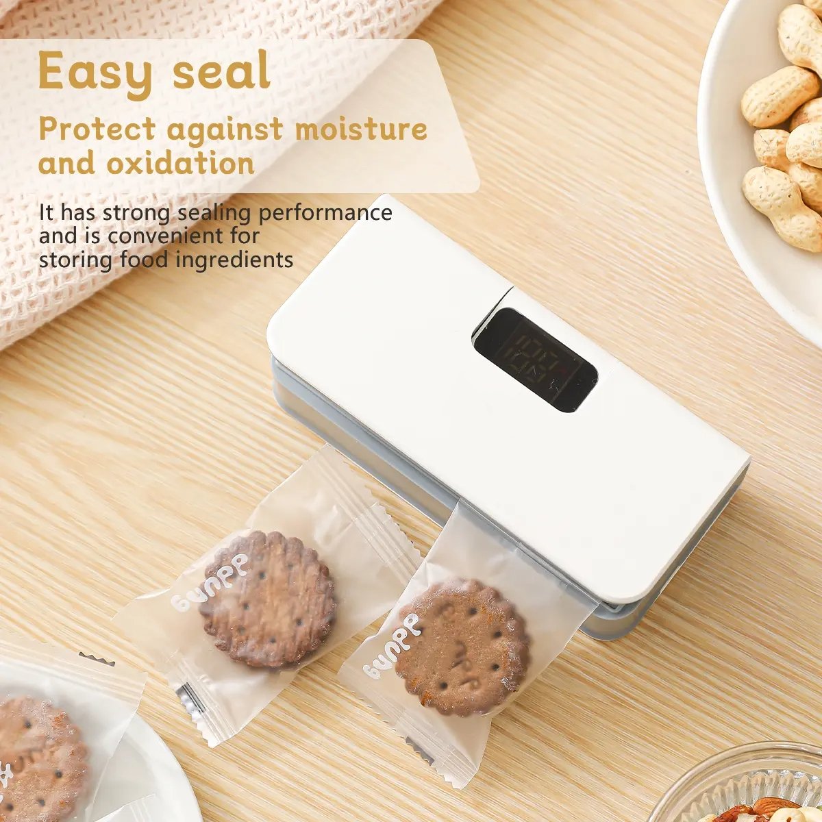 Sealing snack packages