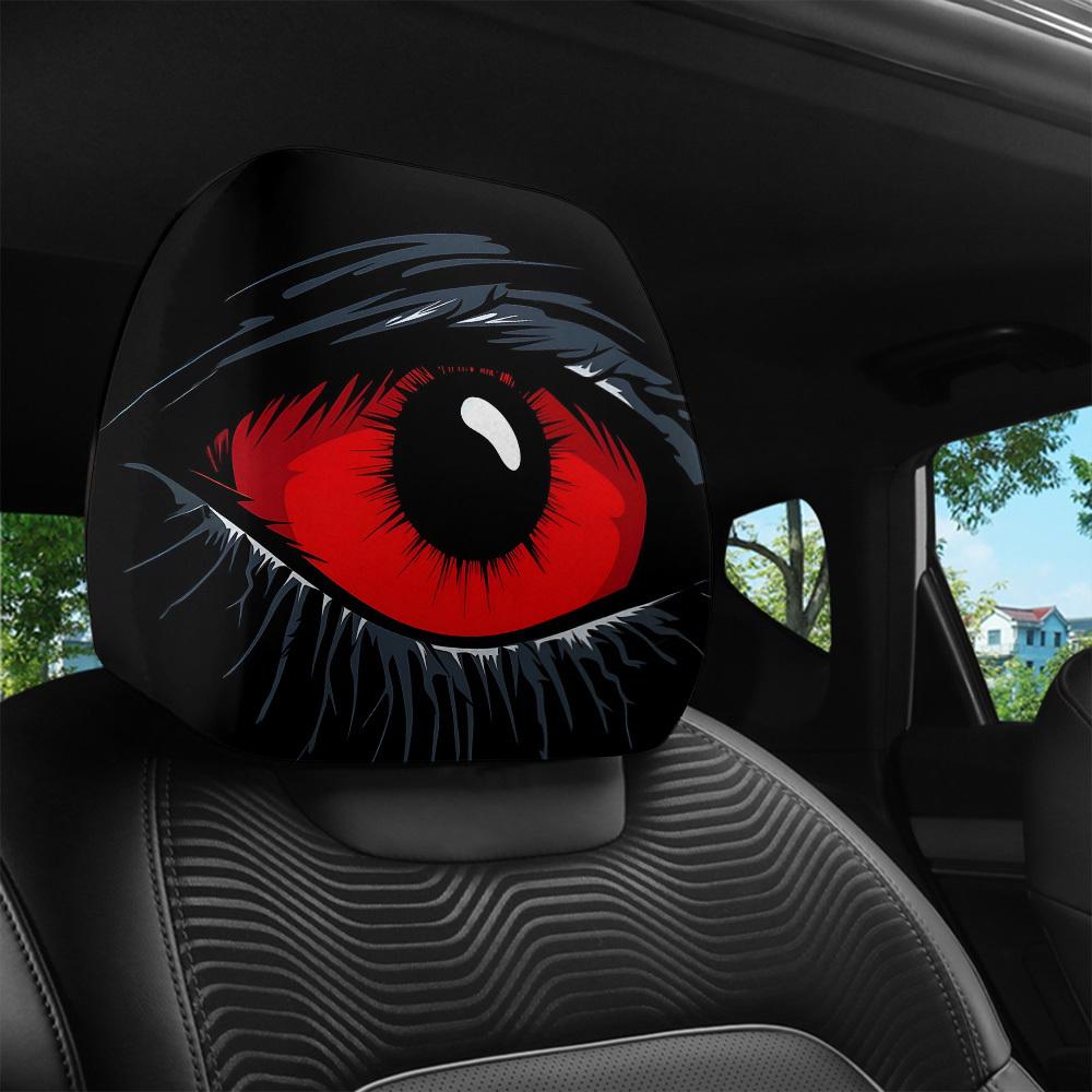 Red Devil Eye Close-up Detail