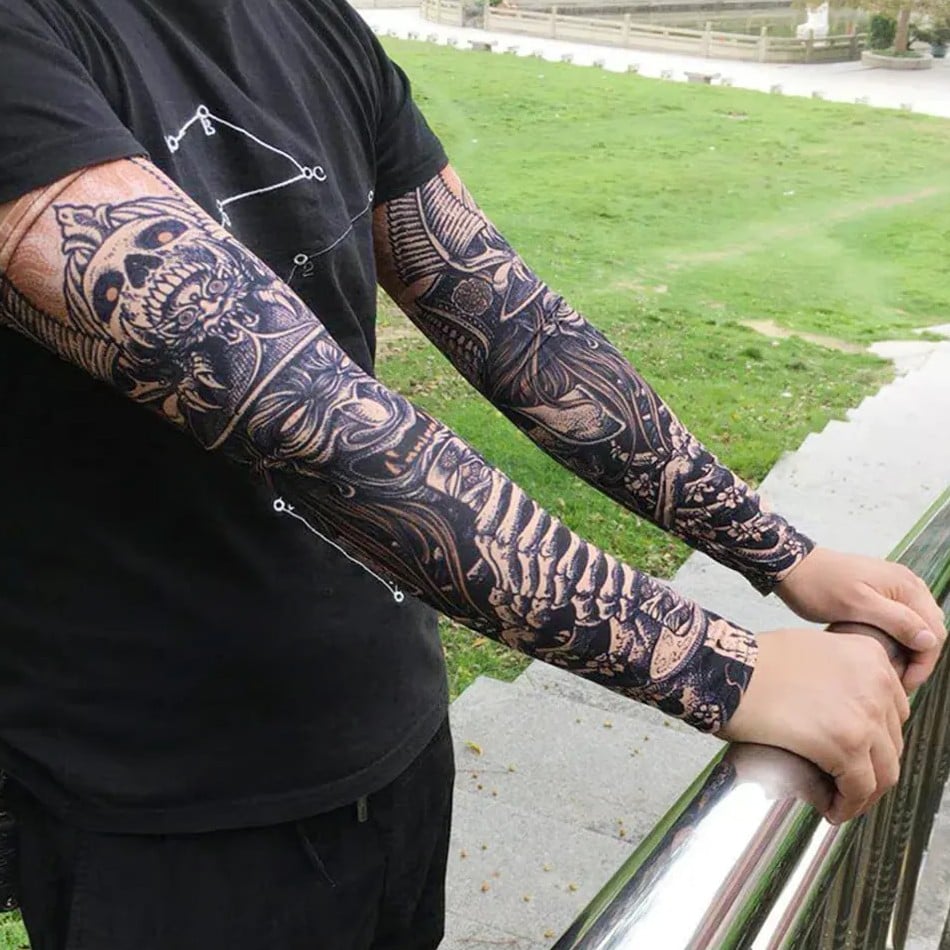 Stretchy tattoo sleeves