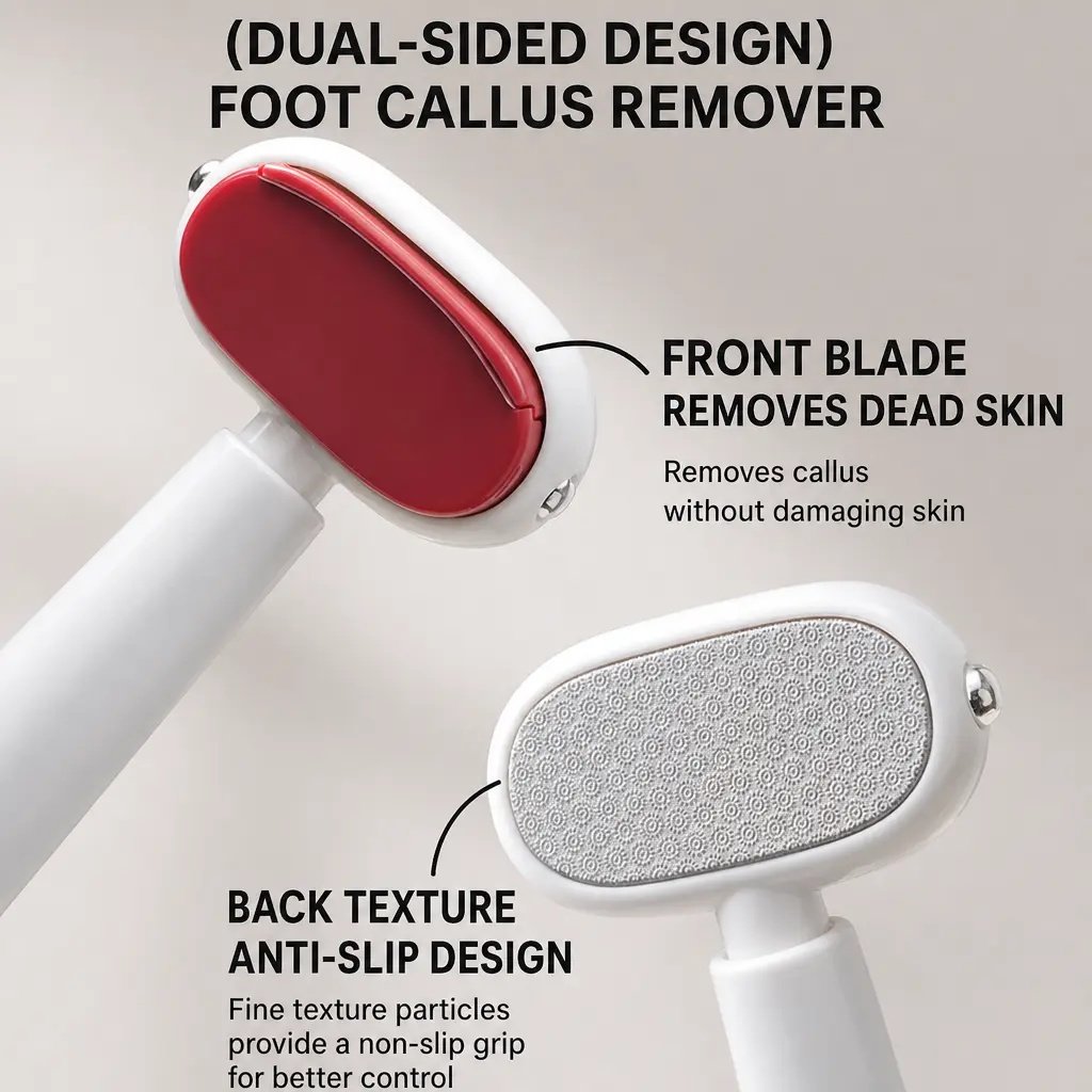 Foot scraper dimensions and detachable design