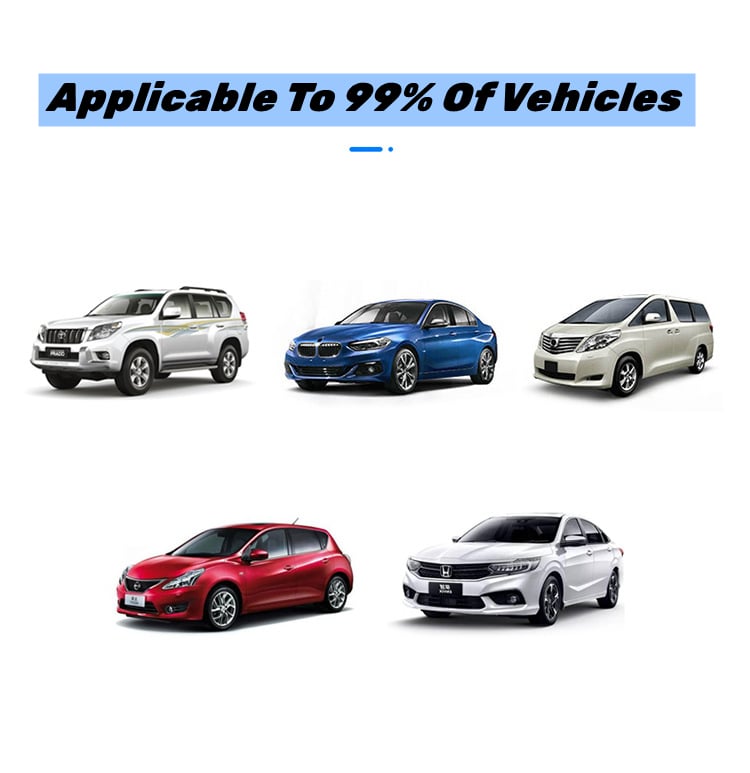Compatible with multiple car types like sedans, SUVs, and vans