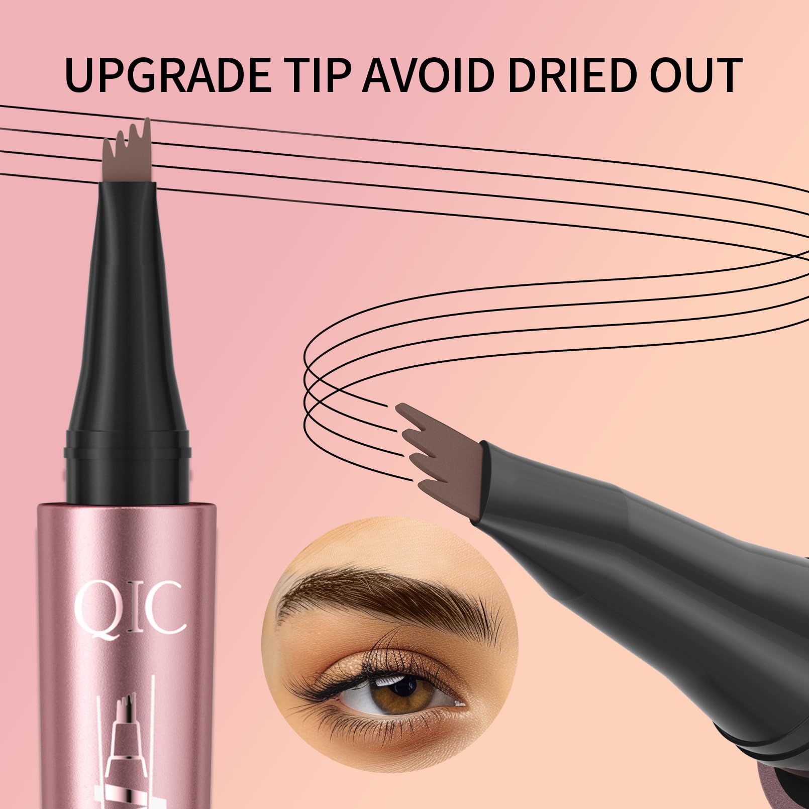 Macro view of the 4-tip applicator