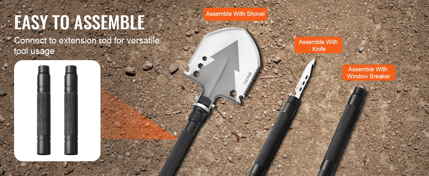 survival shovel multitool