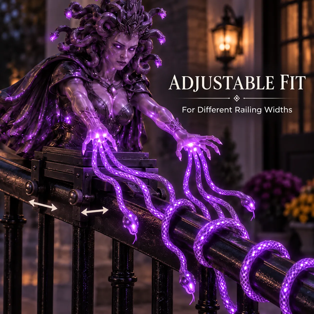 Adjustable Medusa railing mounting base