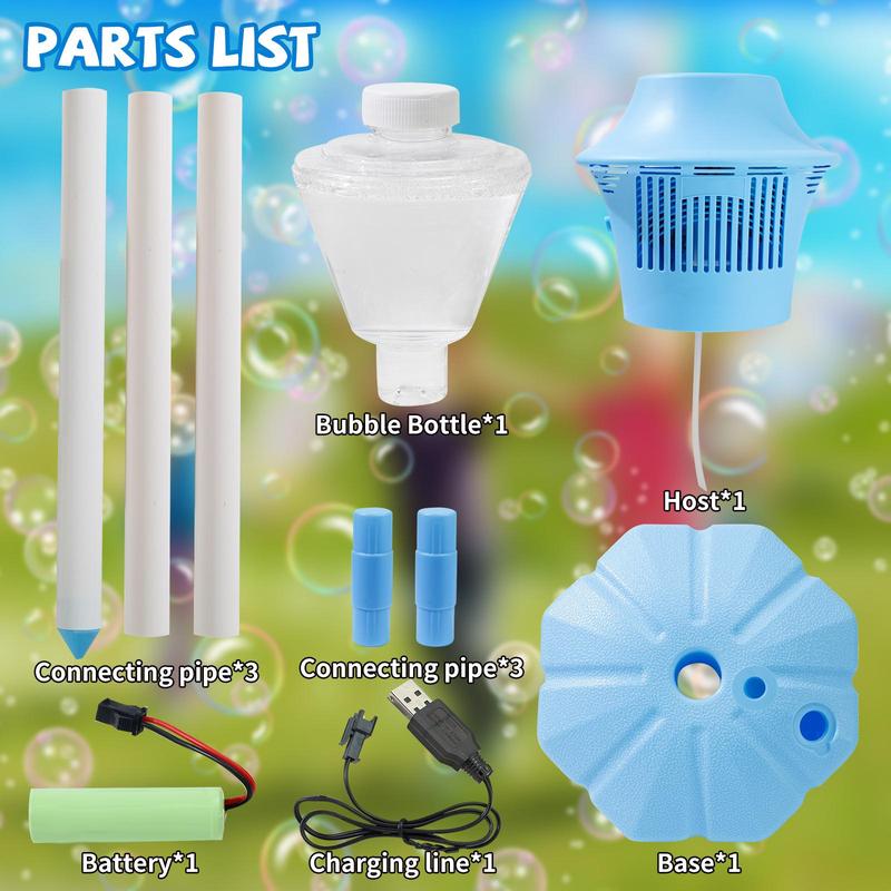 Product Introduction of Bubble Maker for Kids – Adjustable Height Stand, 20,000+ Bubbles Per Minute, Automatic Bubble Blaster for Fun Play 10 Product Introduction of Bubble Maker for Kids – Adjustable Height Stand, 20,000+ Bubbles Per Minute, Automatic Bubble Blaster for Fun Play 10