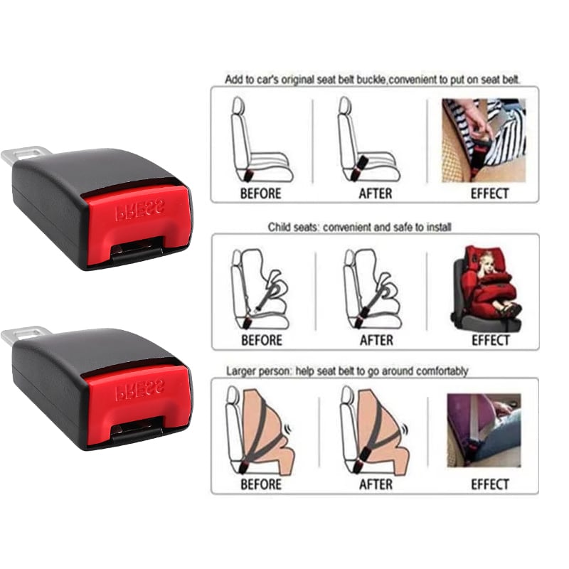 Seat belt extender closeup