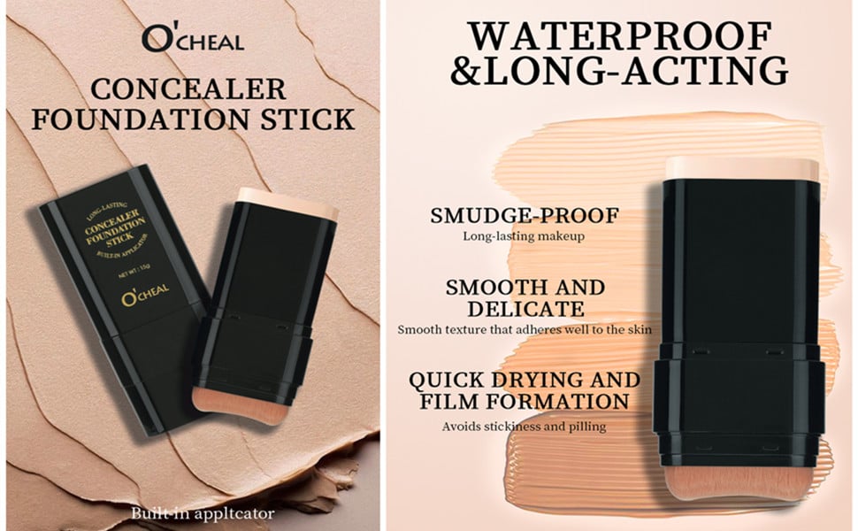O'CHEAL Face Foundation Contour Stick Long-wear Lightweight Brighten
