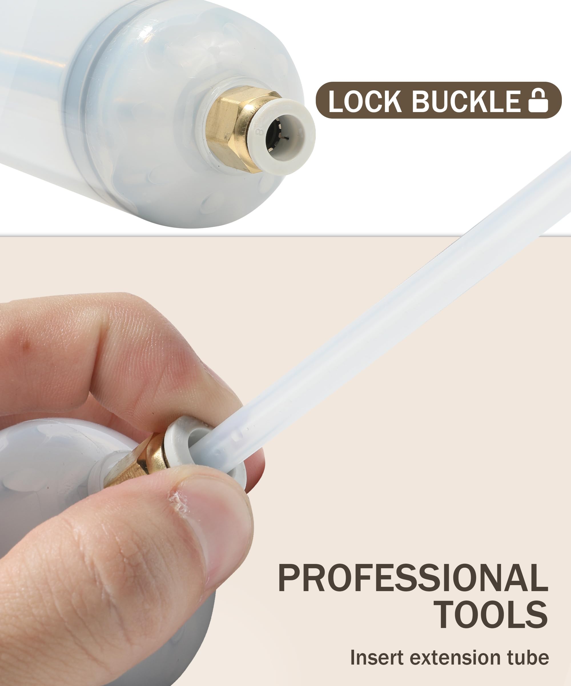 Professional Lock Buckle Mechanism for inserting extension tube