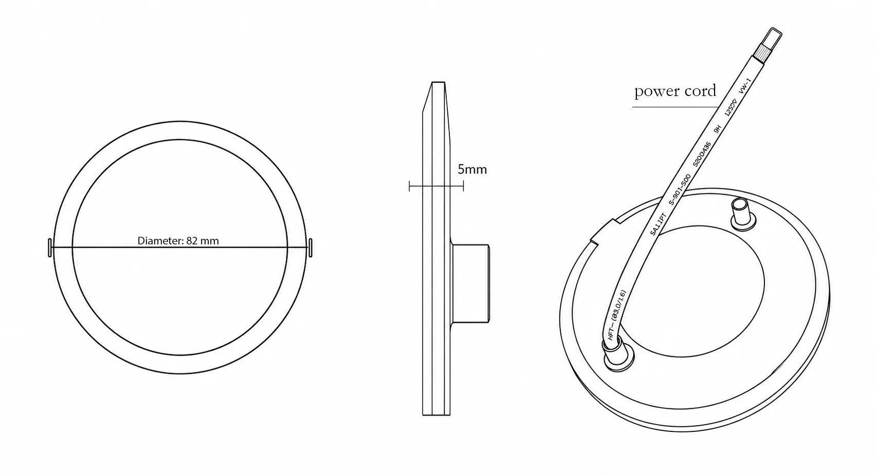 Dynamic LED rear emblem display component structure