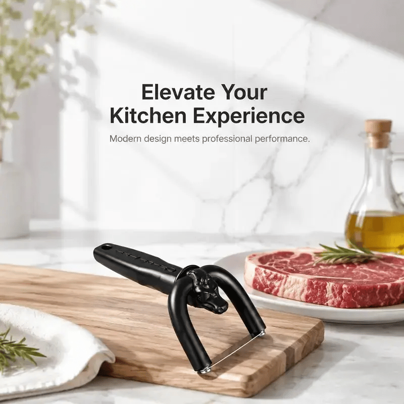 Ergonomic handheld meat trimming tool